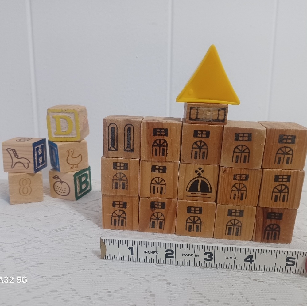 Vintage Wood Blocks